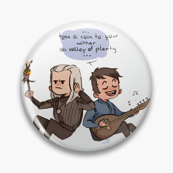 Item preview, Geralt & Jaskier Guitar Duo – Witcher Fan Art Tee & Sticker | Perfect Gift For You And Friends designed and sold by mosleyq.