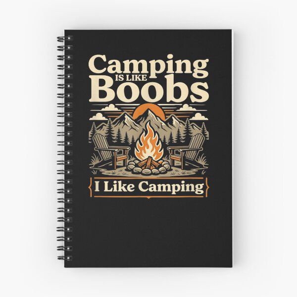 Item preview, Camping is Like Boobs Funny Campfire Camper Mens Womens designed and sold by Juansustait.