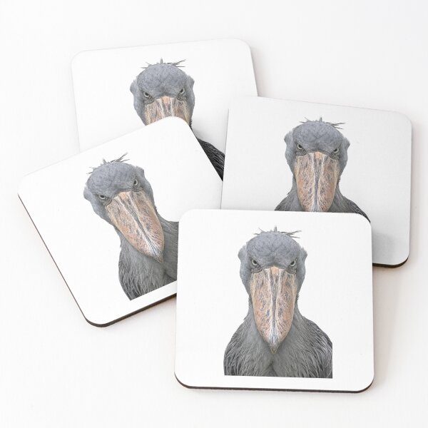 Item preview, Shoebill Stork - Realistic Deadpan Bird Art designed and sold by Helt-enkelt.