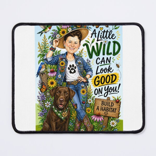 Item preview, A Little Wild can look good on you-Cindy's personal product designed and sold by Whiskered Garden Studio.
