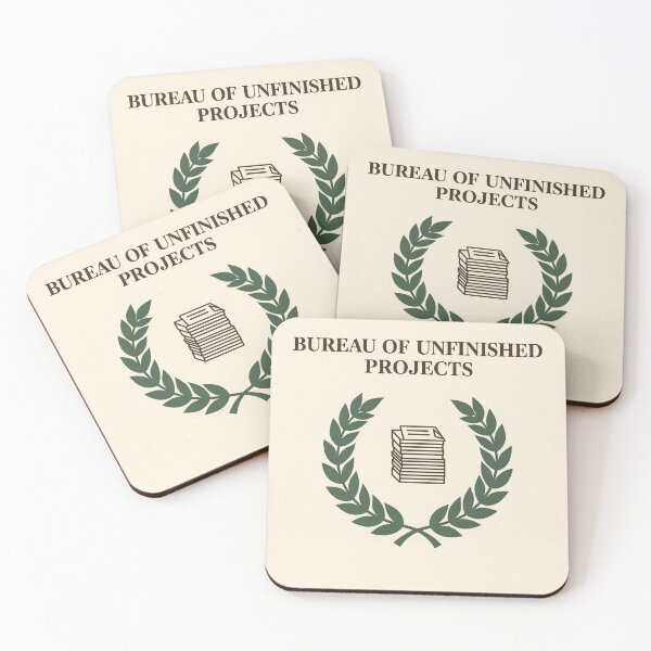 Item preview, Bureau of Unfinished Projects Retro Seal designed and sold by PictorialWhimsy.