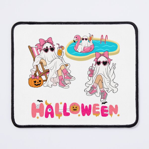 Item preview, Cute Pink Halloween Ghosts Summer Pool Party | Spooky Halloween Kids Design designed and sold by AaryaGraphics.