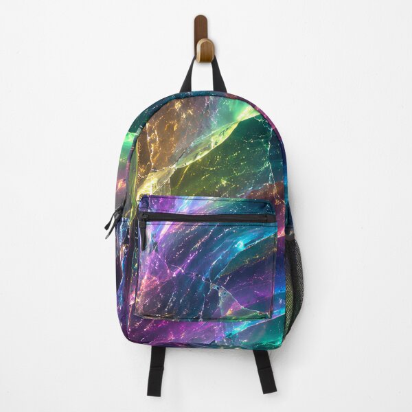 Item preview, Aurora Glass Iridescent Cosmic Texture | Holographic Northern Lights Crystal designed and sold by Extravanganzza.
