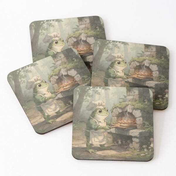 Item preview, Frog Baker's Mushroom Pie designed and sold by PictorialWhimsy.