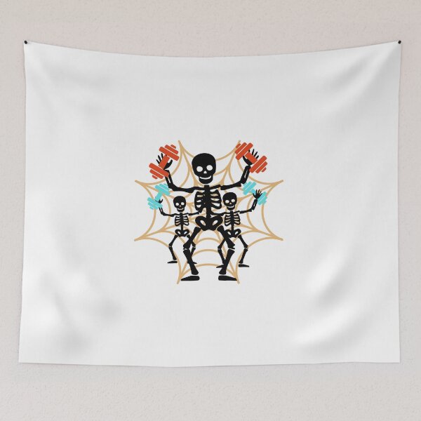 Item preview, Halloween Skeleton Gym Workout Design designed and sold by Palette _Vibes.