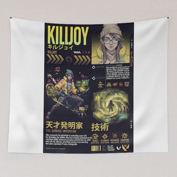 Item preview, Killjoy Valorant designed and sold by charleBinghaM.