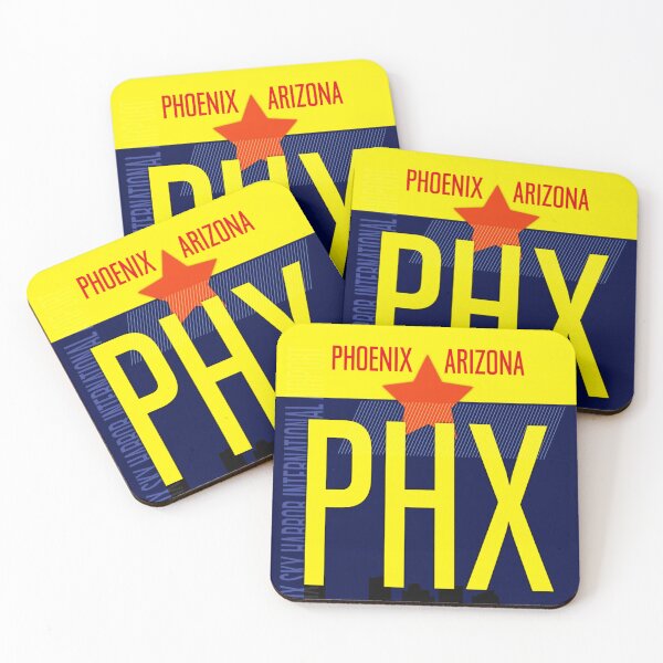 Item preview, Phoenix Airport Baggage Tag designed and sold by Fine-Art-Hub.