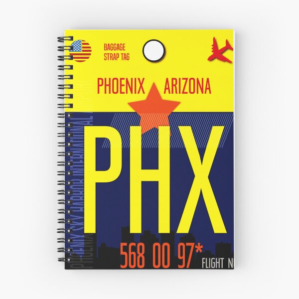 Item preview, Phoenix Airport Baggage Tag designed and sold by Fine-Art-Hub.