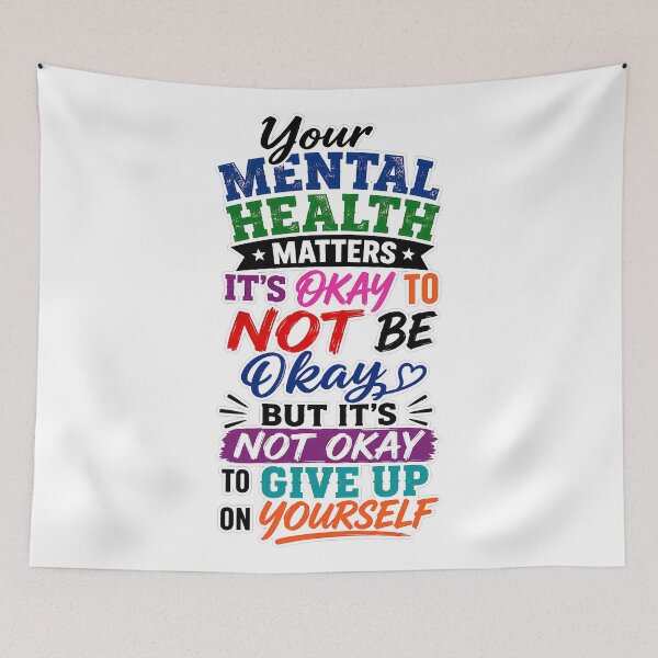 Item preview, Mental Health Mantra designed and sold by MarkColeImaging.