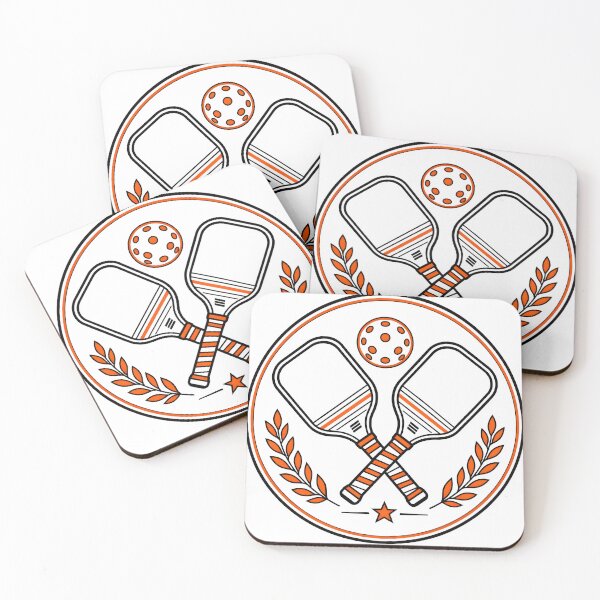 Item preview, Pickleball Retro Badge – Crossed Paddles & Ball Vintage Sports Emblem designed and sold by Divakar Fashion.