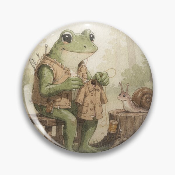 Item preview, Frog Tailor and the Snail designed and sold by PictorialWhimsy.