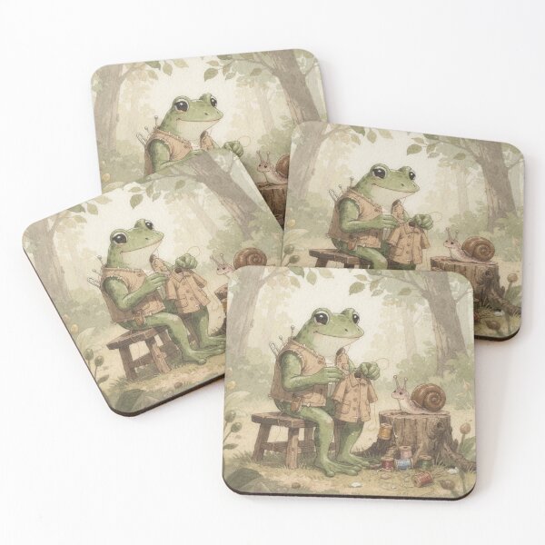 Item preview, Frog Tailor and the Snail designed and sold by PictorialWhimsy.
