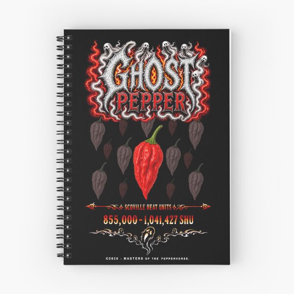 Item preview, Ghost Pepper: Pepper & Scoville Heat Units designed and sold by Jessie Slamwhorella.