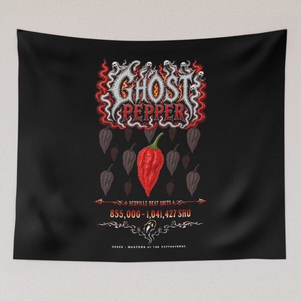 Item preview, Ghost Pepper: Pepper & Scoville Heat Units designed and sold by Jessie Slamwhorella.
