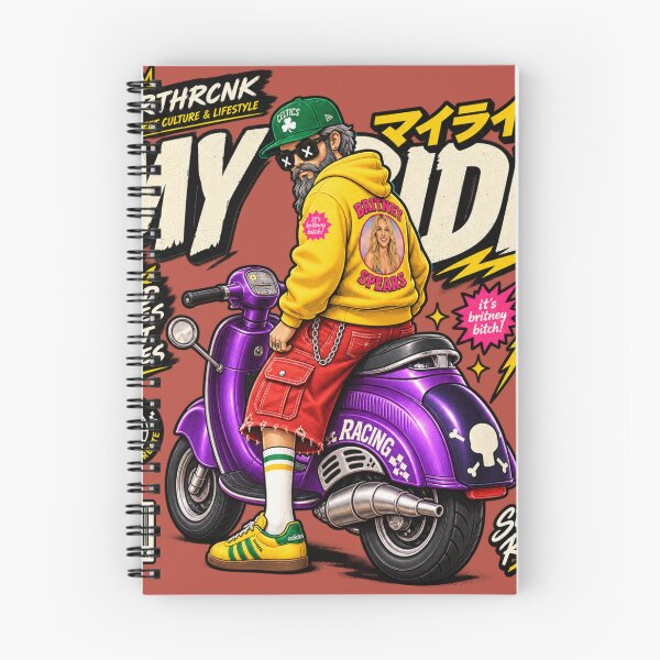 Item preview, Purple Racing Vespa Scooter - My Ride Street Culture Art designed and sold by BRTHRCNK01.