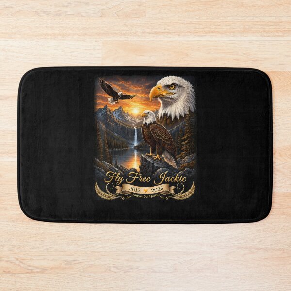 Item preview, Jackie and Shadow Big Bear Lake Bald Eagle Memorial Tribute designed and sold by Juansustait.