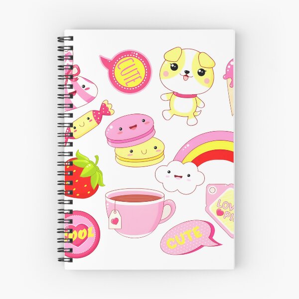 Item preview, Charming Pink & Sweet Kawaii Sticker Collection designed and sold by shopitretanslim.