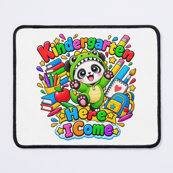 Item preview, Kindergarten First Day Cute Dinosaur Panda designed and sold by QuiteOrbit.