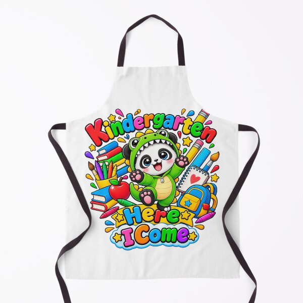 Item preview, Kindergarten First Day Cute Dinosaur Panda designed and sold by QuiteOrbit.