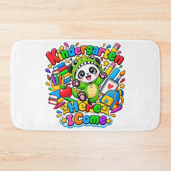 Item preview, Kindergarten First Day Cute Dinosaur Panda designed and sold by QuiteOrbit.