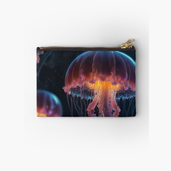 Item preview, Close-up of glowing jellyfish in the deep sea designed and sold by Kochainn.