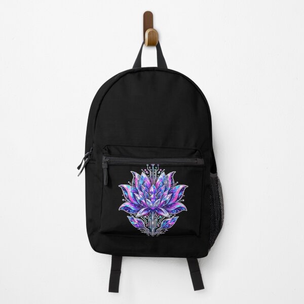 Item preview, Adversarial Cyber Lotus Glitch Art Flower designed and sold by Uglyandcute.