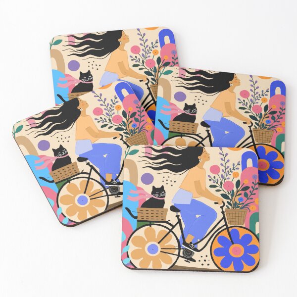 Item preview, Girl on a bicycle designed and sold by NeuroArtGallery.