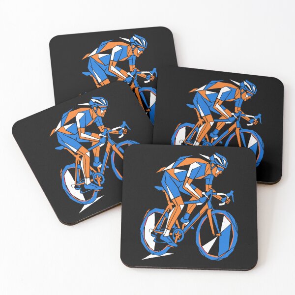 Item preview,  Geometric Bicycling Art Aggressive Cyclist Sprint designed and sold by farinice.