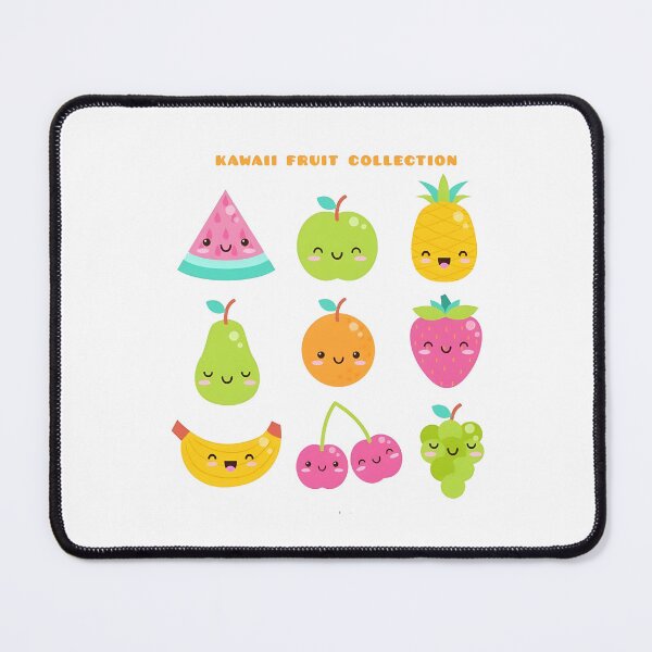 Item preview, Adorable Smiling Fruits Pastel Kawaii Clipart Pack designed and sold by shopitretanslim.