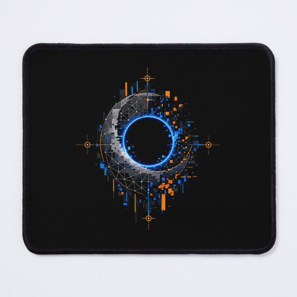 Item preview, Adversarial Privacy Eclipse Cybersecurity Glitch Art designed and sold by Uglyandcute.