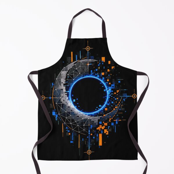 Item preview, Adversarial Privacy Eclipse Cybersecurity Glitch Art designed and sold by Uglyandcute.