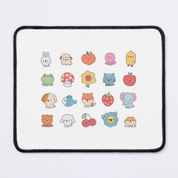 Item preview, Charming Kawaii Pals: Cute Animal & Fruit Sticker Collection designed and sold by shopitretanslim.