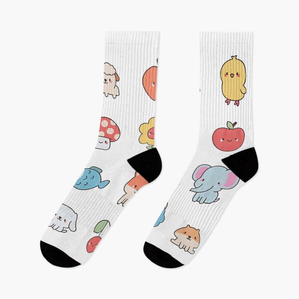 Item preview, Charming Kawaii Pals: Cute Animal & Fruit Sticker Collection designed and sold by shopitretanslim.