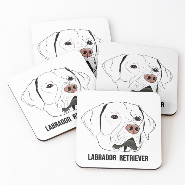 Artikelvorschau, Illustration eines niedlichen Labrador Retrievers entworfen und verkauft von kunjaw.