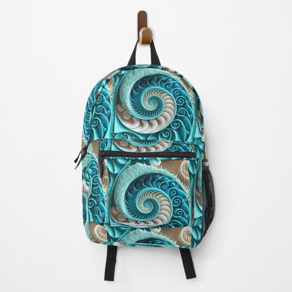 Item preview, Twin Blue Spirals in Carved Cream designed and sold by RAGANADesign.