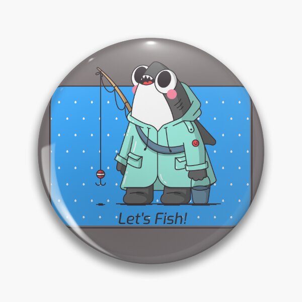 Item preview, Let's Fish, Shark designed and sold by QuirkETee.
