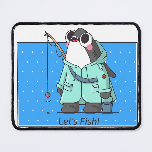 Item preview, Let's Fish, Shark designed and sold by QuirkETee.
