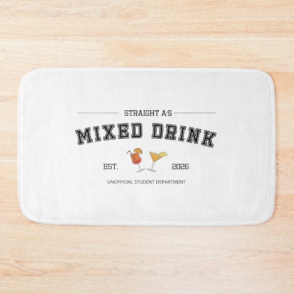 Item preview, Straight A’s Mixed Drinks | Funny Back to College Student Shirt designed and sold by luckyhue.