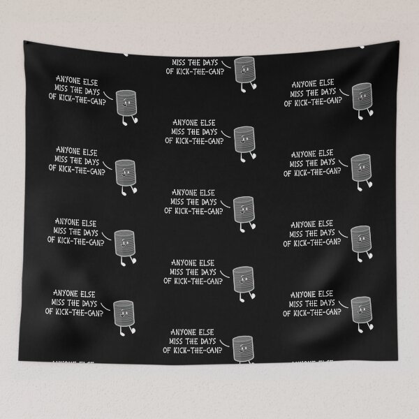 Item preview, …Days of Kick-the-Can? (on Black) designed and sold by PawsitiveMum3.
