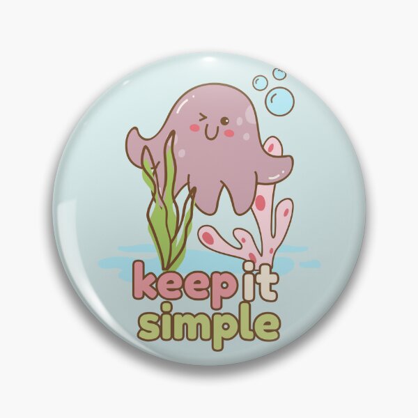Item preview, Keep It Simple Octopus designed and sold by QuirkETee.