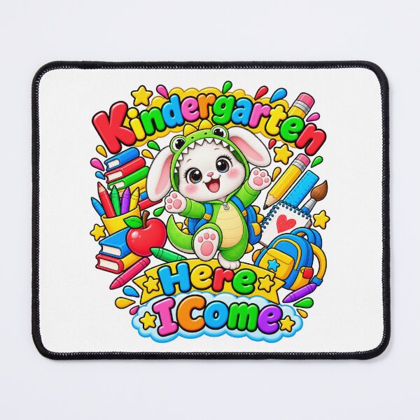 Item preview, Cute Dinosaur Rabbit Kindergarten First Day of School designed and sold by QuiteOrbit.