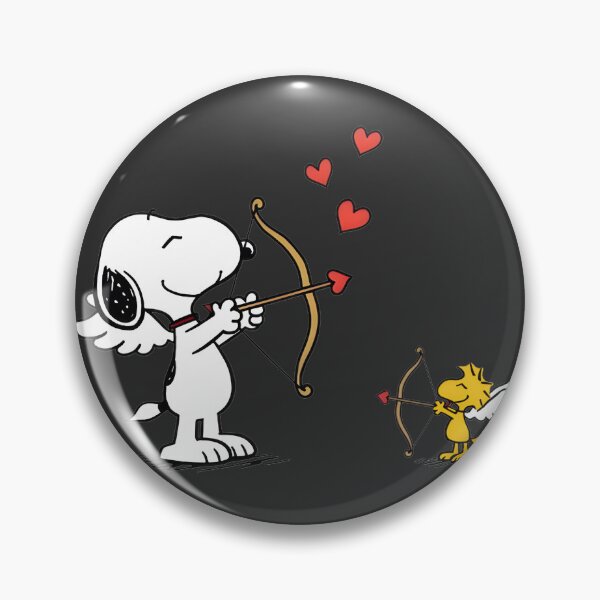 Item preview, Snoopy Cupid & Woodstock Valentine Design – Cute Peanuts Love Art | ⭐⭐⭐⭐⭐ designed and sold by DariusArtworks.