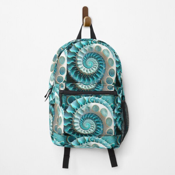 Item preview, Teal Spiral with Scattered Small Whirls designed and sold by RAGANADesign.