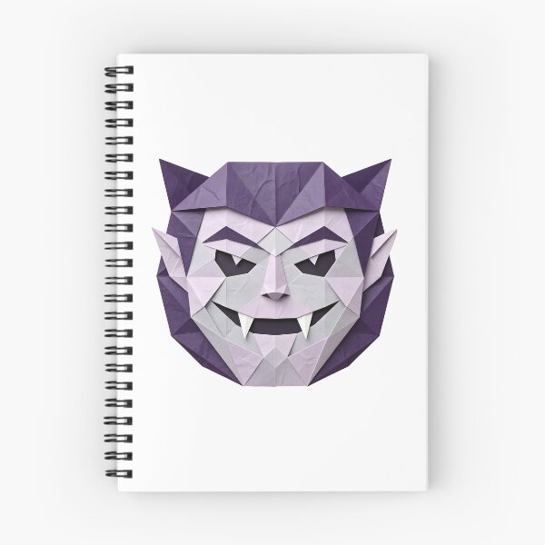 Item preview, Purple Low-Poly Origami Dracula Face Illustration  designed and sold by Marcu Ioachim.