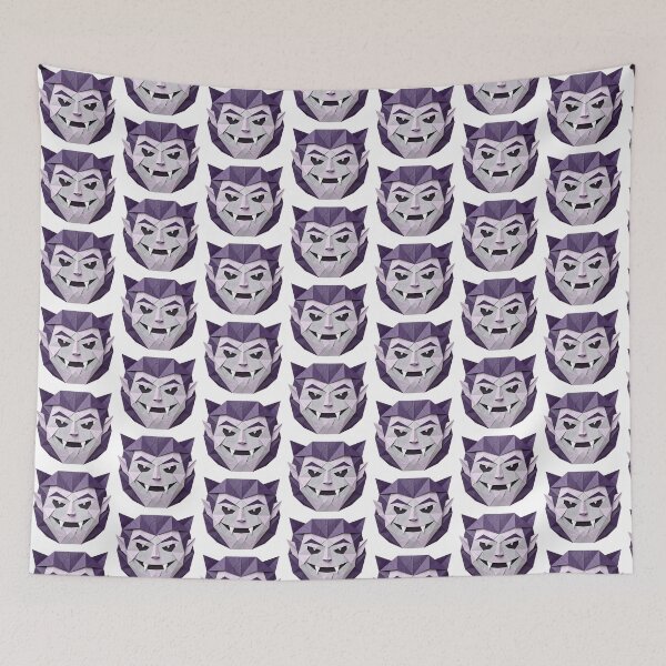 Item preview, Purple Low-Poly Origami Dracula Face Illustration  designed and sold by Marcu Ioachim.