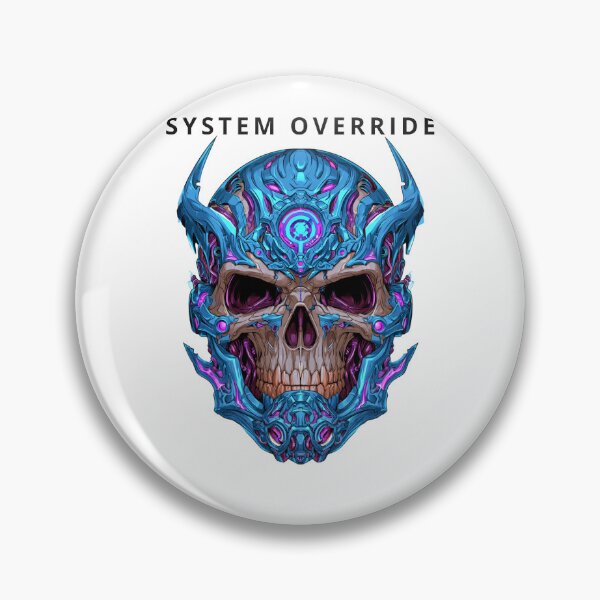 Item preview, Cyberpunk Futuristic Tech Skull Neon Graphic designed and sold by TrendyGalaxy.