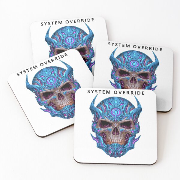 Item preview, Cyberpunk Futuristic Tech Skull Neon Graphic designed and sold by TrendyGalaxy.