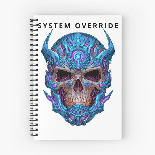 Item preview, Cyberpunk Futuristic Tech Skull Neon Graphic designed and sold by TrendyGalaxy.
