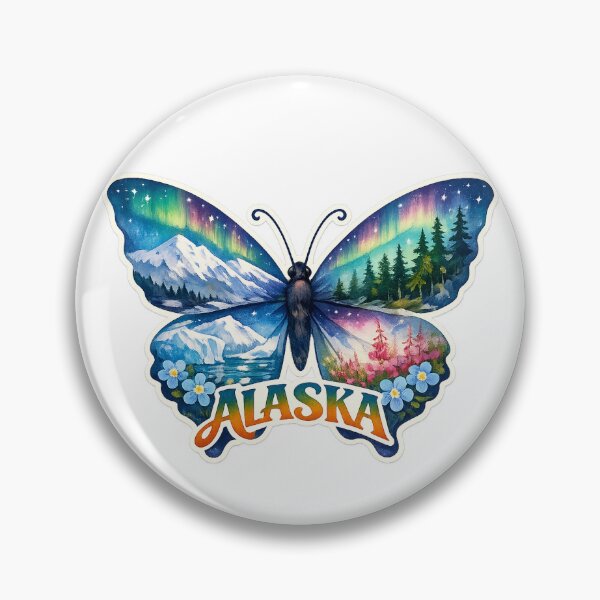 Item preview, Alaska State Soul Butterfly designed and sold by Whimspired By Paxx.