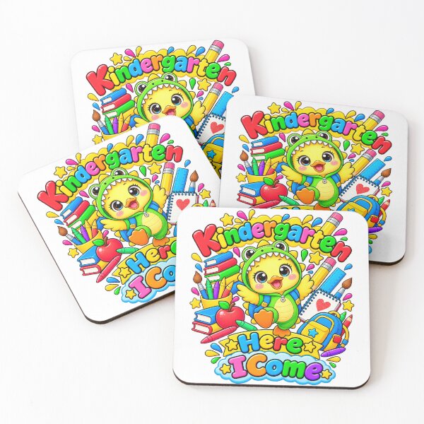 Item preview, Cute Dinosaur Duck Kindergarten Here I Come designed and sold by QuiteOrbit.